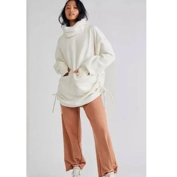 New Free People We the Free Fireside Tunic Sweater - Picture 2 of 5